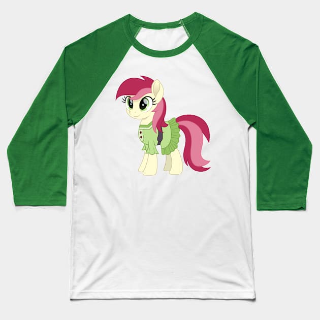 Equestria Girl Rose as a pony Baseball T-Shirt by CloudyGlow